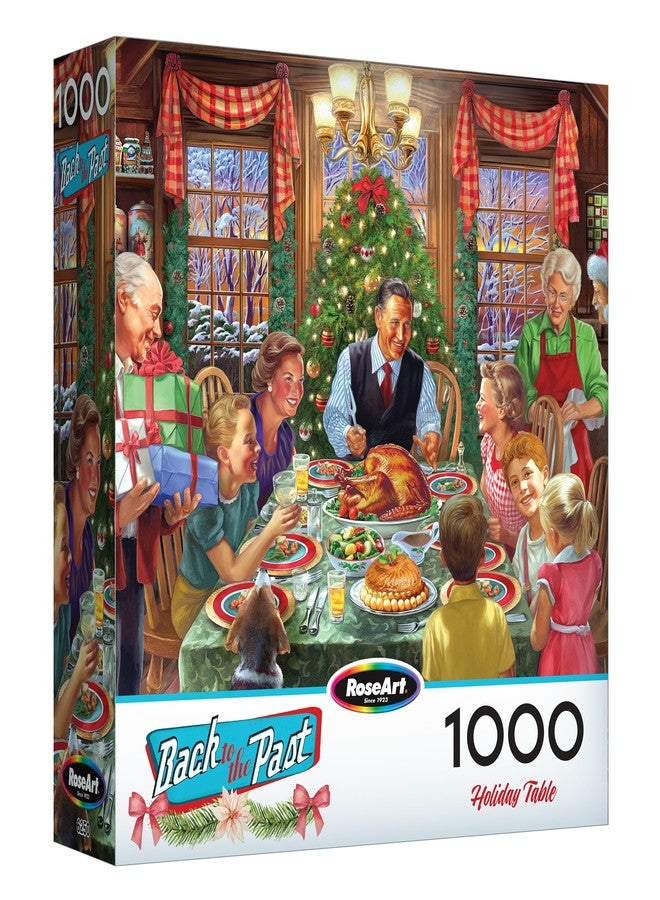 RoseArt - Back to The Past - Holiday Table - 1000 Piece Jigsaw Puzzle for Adults - Image 2